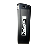 Съемный аккумулятор для электровелосипеда Jetson 60V 21000mAh (1 Pin) Черный